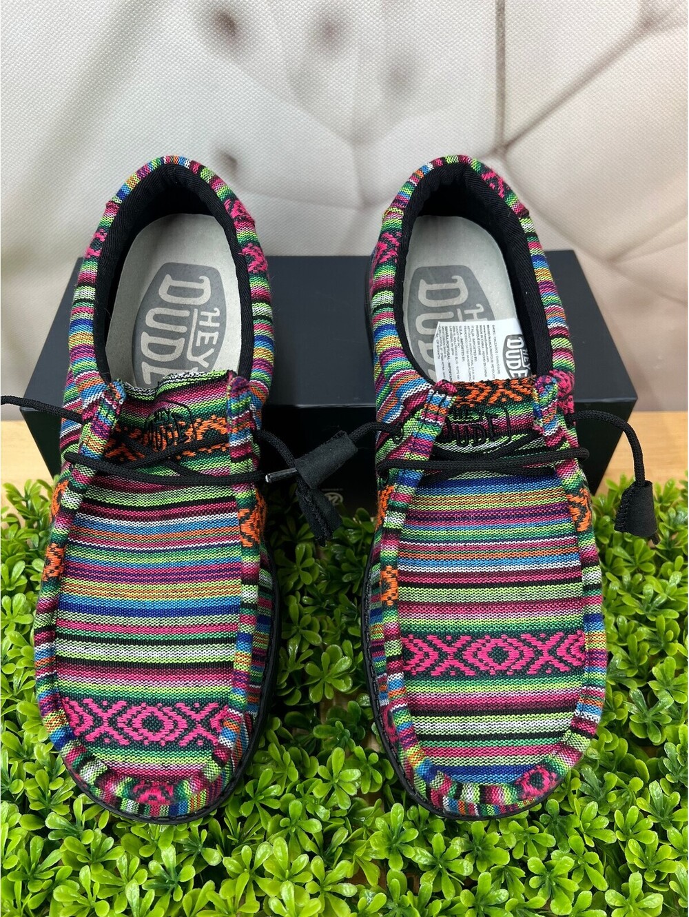 HEY DUDE wally serape Shoes